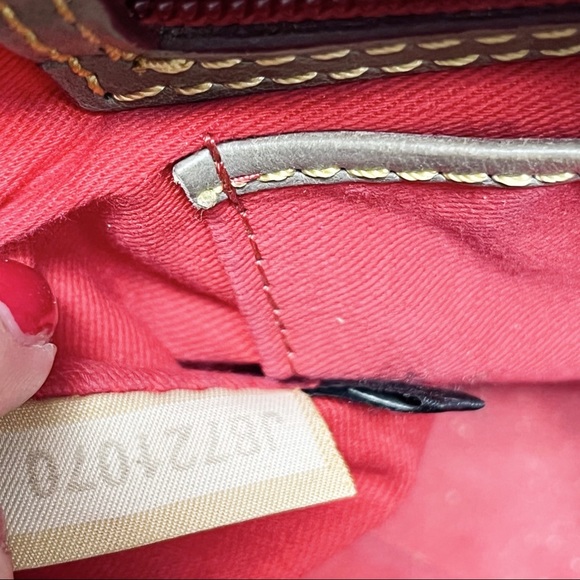 Dooney & Bourke Light Brown Leather Satchel - Picture 9 of 10